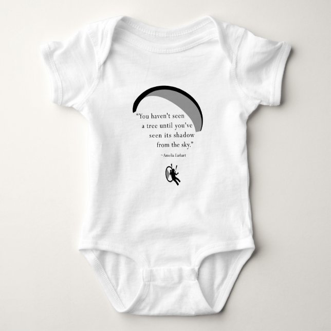paraEarhart Baby Strampler (Vorderseite)