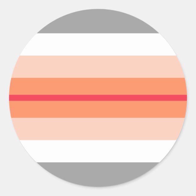 Paragirl Pride Flag  Runder Aufkleber (Vorderseite)