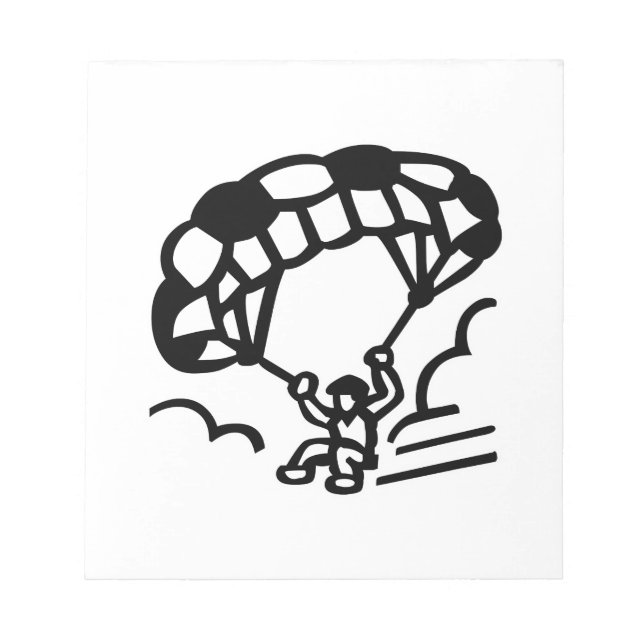 Paragleiter Notizblock (Vorderseite)