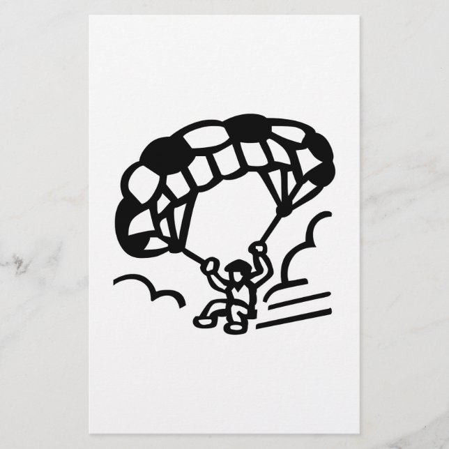 Paraglider Briefpapier (Vorderseite)
