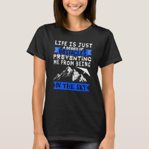 Paragliding Fallschirm Hindernisse Paramotor Skydi T-Shirt