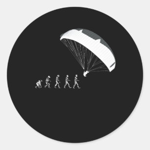 Paragliding Fallschirmfallschirme Höhenflüge Evo Runder Aufkleber