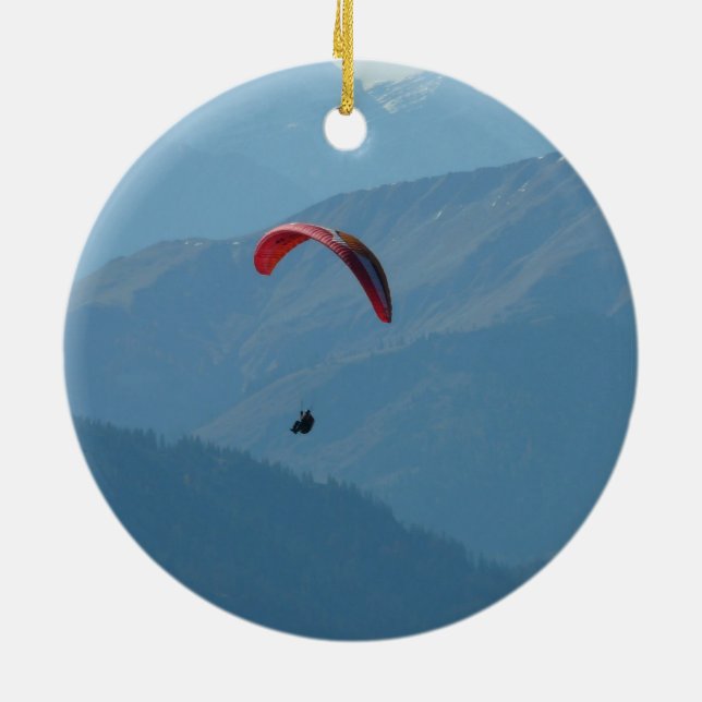 Paragliding Keramikornament (Hinten)