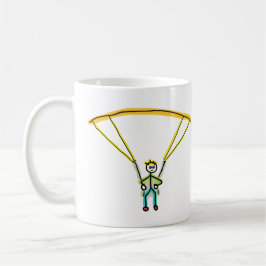 Paragliding Stickman Kaffeetasse