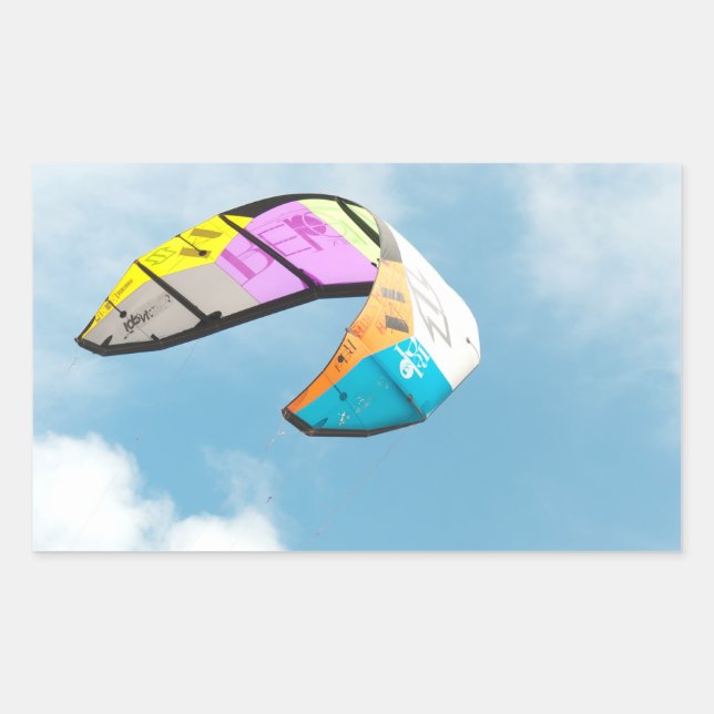PARAGLIERUNG RECHTECKIGER AUFKLEBER (Vorderseite)