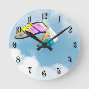 PARAGLIERUNG RUNDE WANDUHR