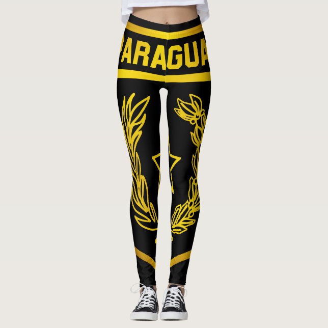 Paraguay Emblem Leggings (Vorderseite)