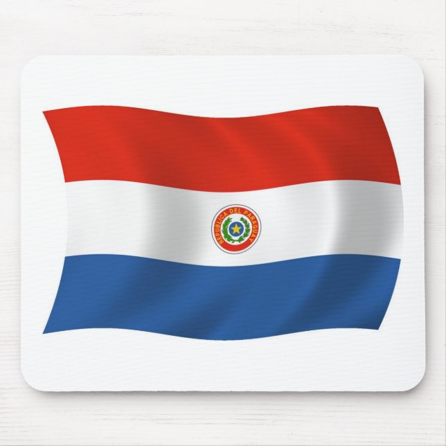 Paraguay Flag Mousepad (Vorne)