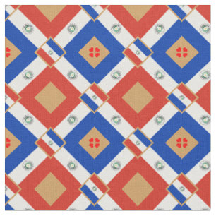 Paraguay Flag & Paraguay Trendy Fabric Mode Stoff
