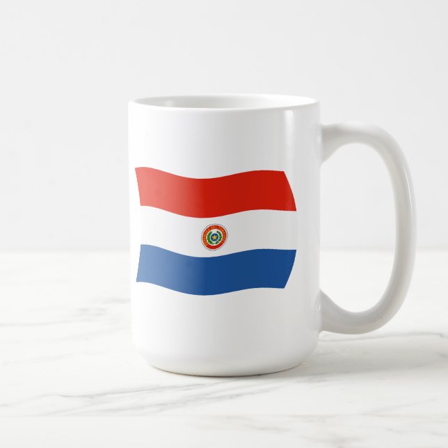 Paraguay Flag Tasse (Rechts)