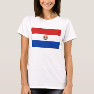 Paraguay Flag x Map T - Shirts