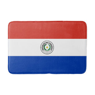 Paraguay-Flagge Badematte