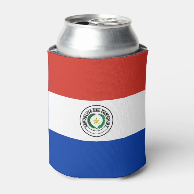 Paraguay-Flagge Dosenkühler (Kanne Vorderseite)