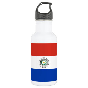 Paraguay-Flagge Edelstahlflasche