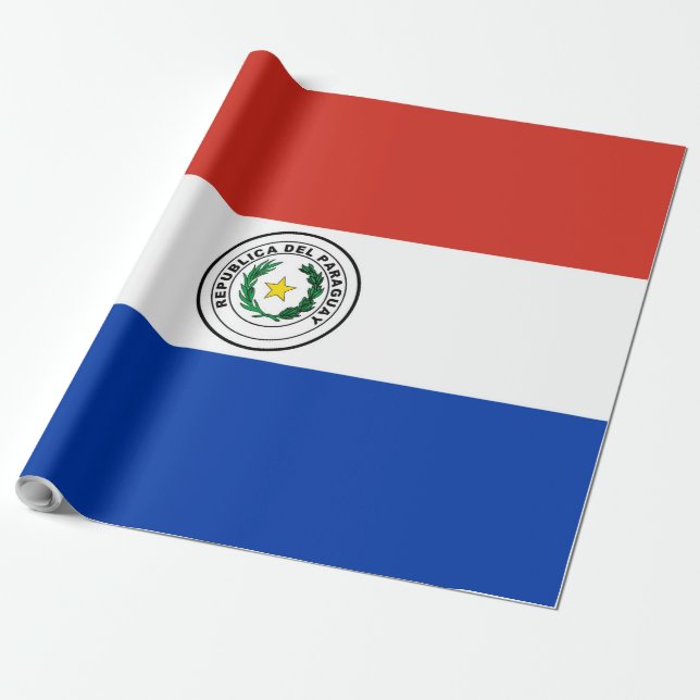 Paraguay-Flagge Geschenkpapier (Ungerollt)