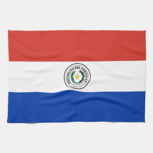 Paraguay-Flagge Geschirrtuch