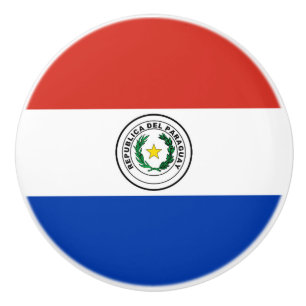 Paraguay-Flagge Keramikknauf
