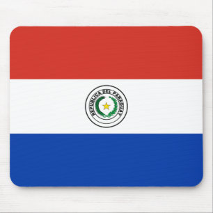 Paraguay-Flagge Mousepad