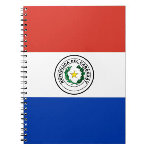 Paraguay-Flagge Notizblock