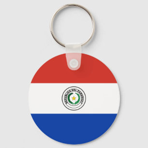 Paraguay-Flagge Schlüsselanhänger