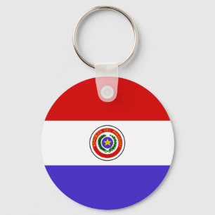 Paraguay-Flagge Schlüsselanhänger