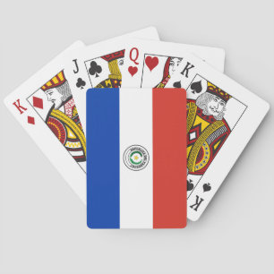 Paraguay-Flagge Spielkarten