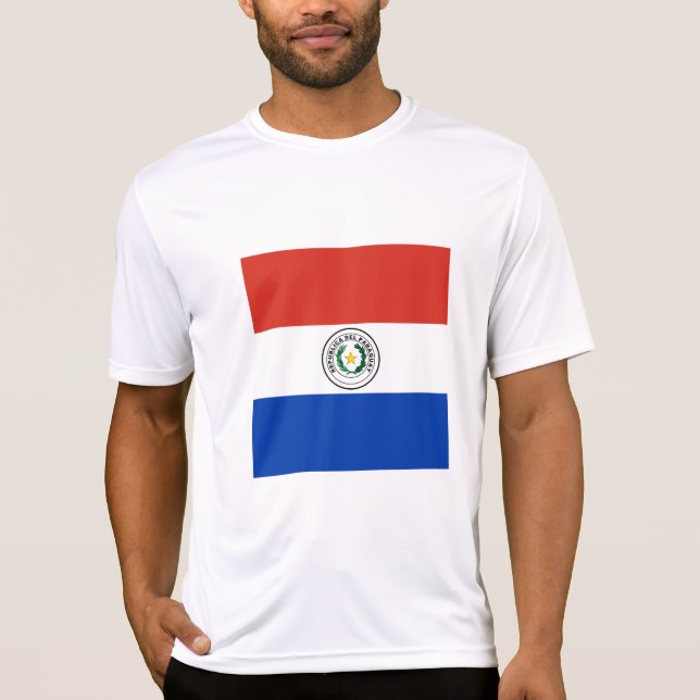 Paraguay-Flagge T-Shirt (Vorderseite)