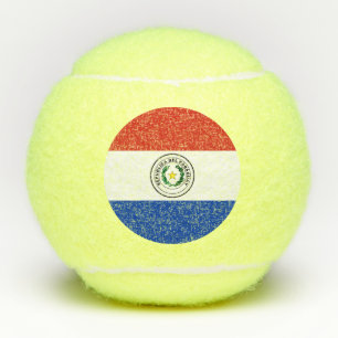 Paraguay-Flagge Tennisbälle
