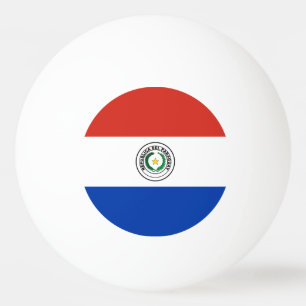 Paraguay-Flagge Tischtennisball