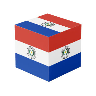 Paraguay-Flagge Würfel