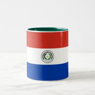 Paraguay-Flagge Zweifarbige Tasse