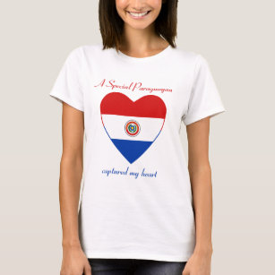 Paraguay-Flaggen-Schatz-T - Shirt