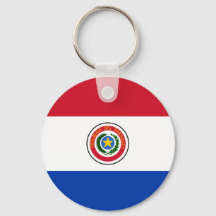 Paraguay-Flaggen-Schlüsselanhänger Schlüsselanhänger