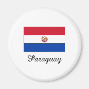 Paraguay-Flaggendesign Magnet