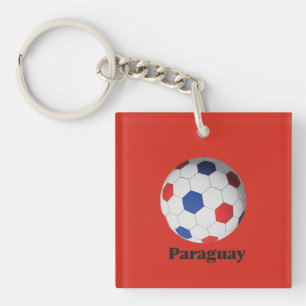 Paraguay Fußball Schlüsselanhänger
