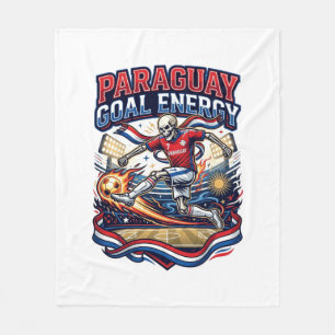 Paraguay Goal Energie Skelett Stürmer Nationen Bol Fleecedecke
