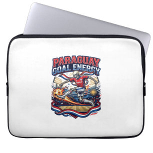 Paraguay Goal Energie Skelett Stürmer Nationen Bol Laptopschutzhülle