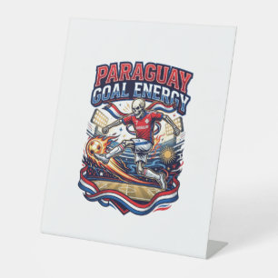 Paraguay Goal Energie Skelett Stürmer Nationen Bol Sockelschild