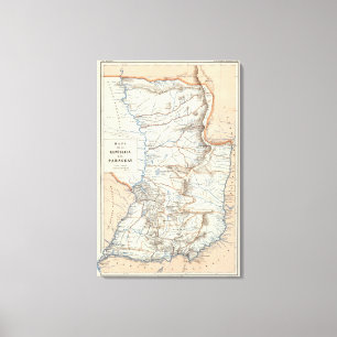 Paraguay Leinwanddruck