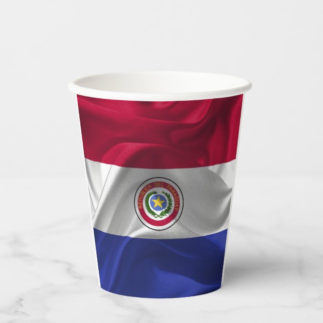 Paraguay-Papier-Becher Pappbecher (Vorderseite)