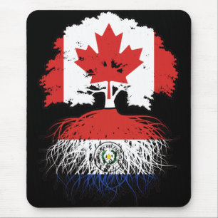 Paraguay Paraguayer Kanadier Kanada Baumwurzeln Mousepad