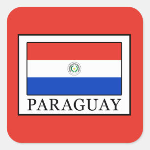 Paraguay Quadratischer Aufkleber