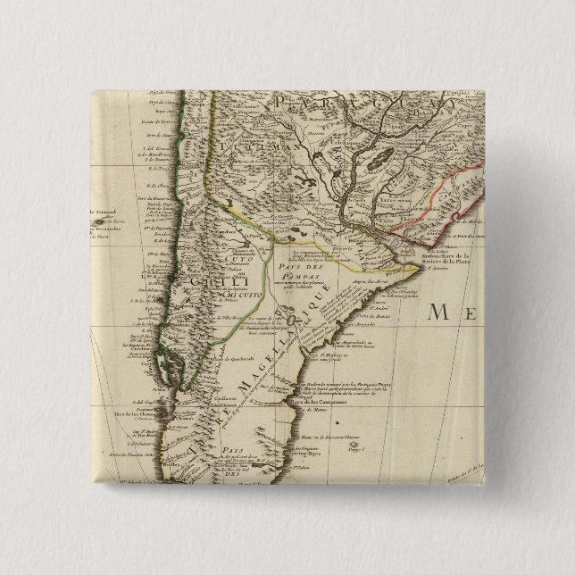 Paraguay, Südamerika Button (Vorderseite)