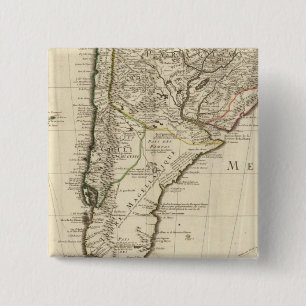 Paraguay, Südamerika Button