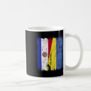 Paraguay Ukraine Halbflagge Paraguayanisch Ukraini Kaffeetasse