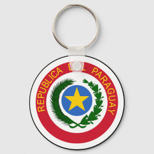 Paraguay-Wappen Schlüsselanhänger