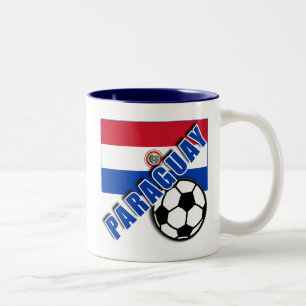 PARAGUAY-WeltFußballfan-T-Shirts Zweifarbige Tasse