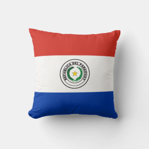 Paraguayische Flagge Kissen