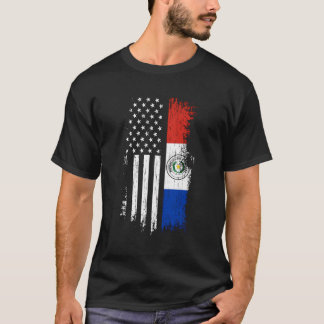 Paraguayische Flagge Pride Paraguay USA T-Shirt