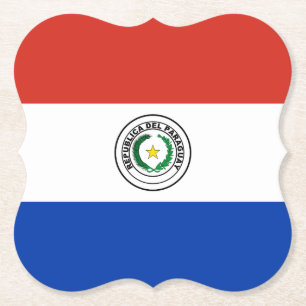 Paraguayische Flagge Untersetzer